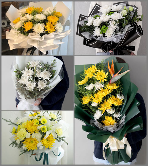 广西百色凌云县加尤镇白事花束代送